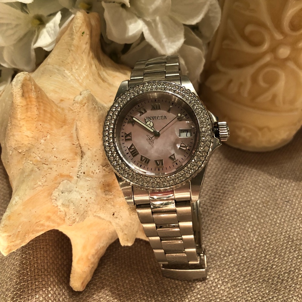 Ladies Invicta Pink & Steel Watch